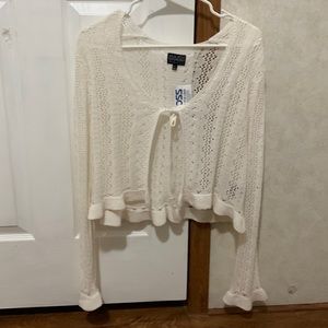 Lace sweater
